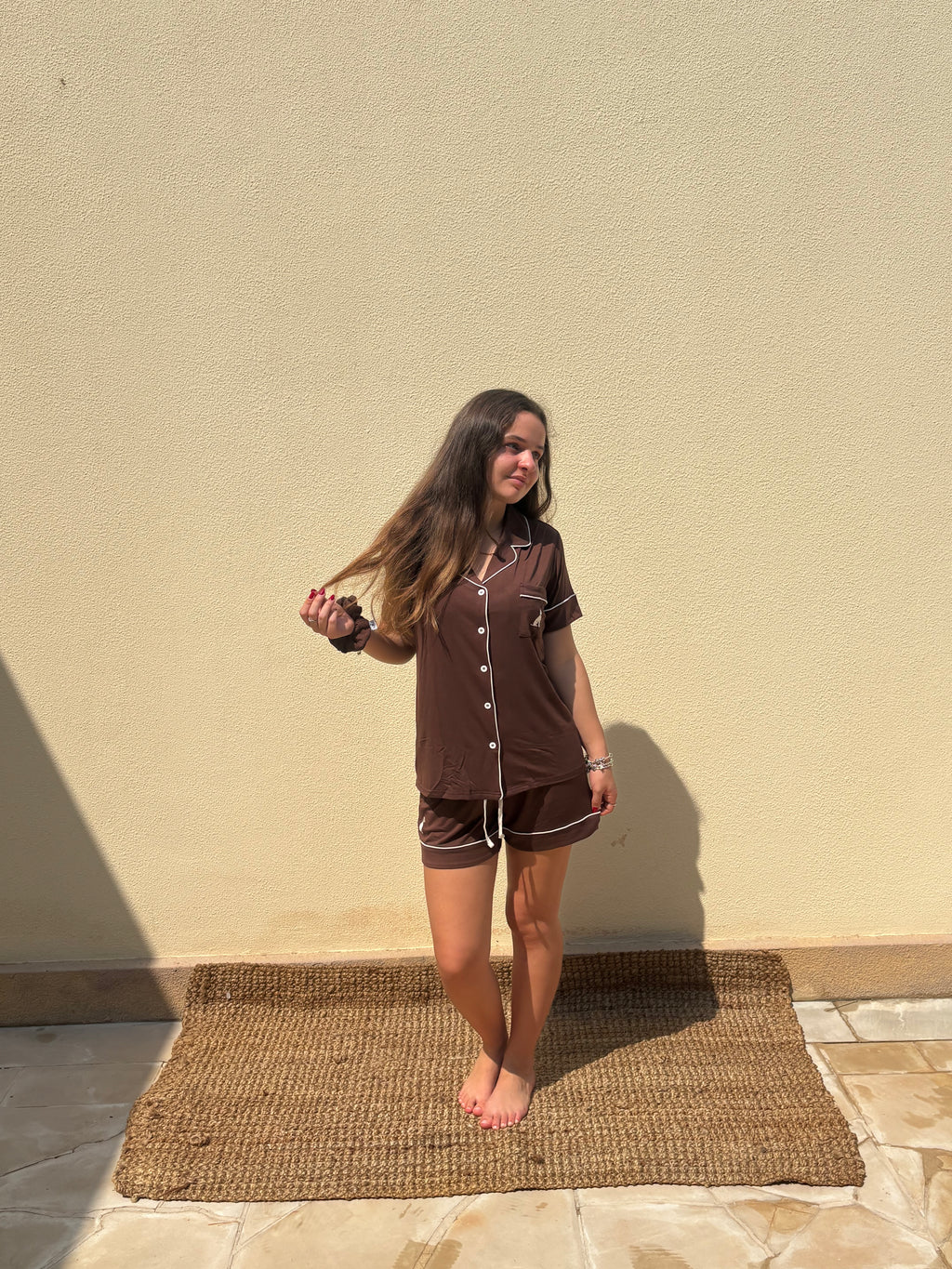 Espresso Pajamas - SHORT SET - NEW