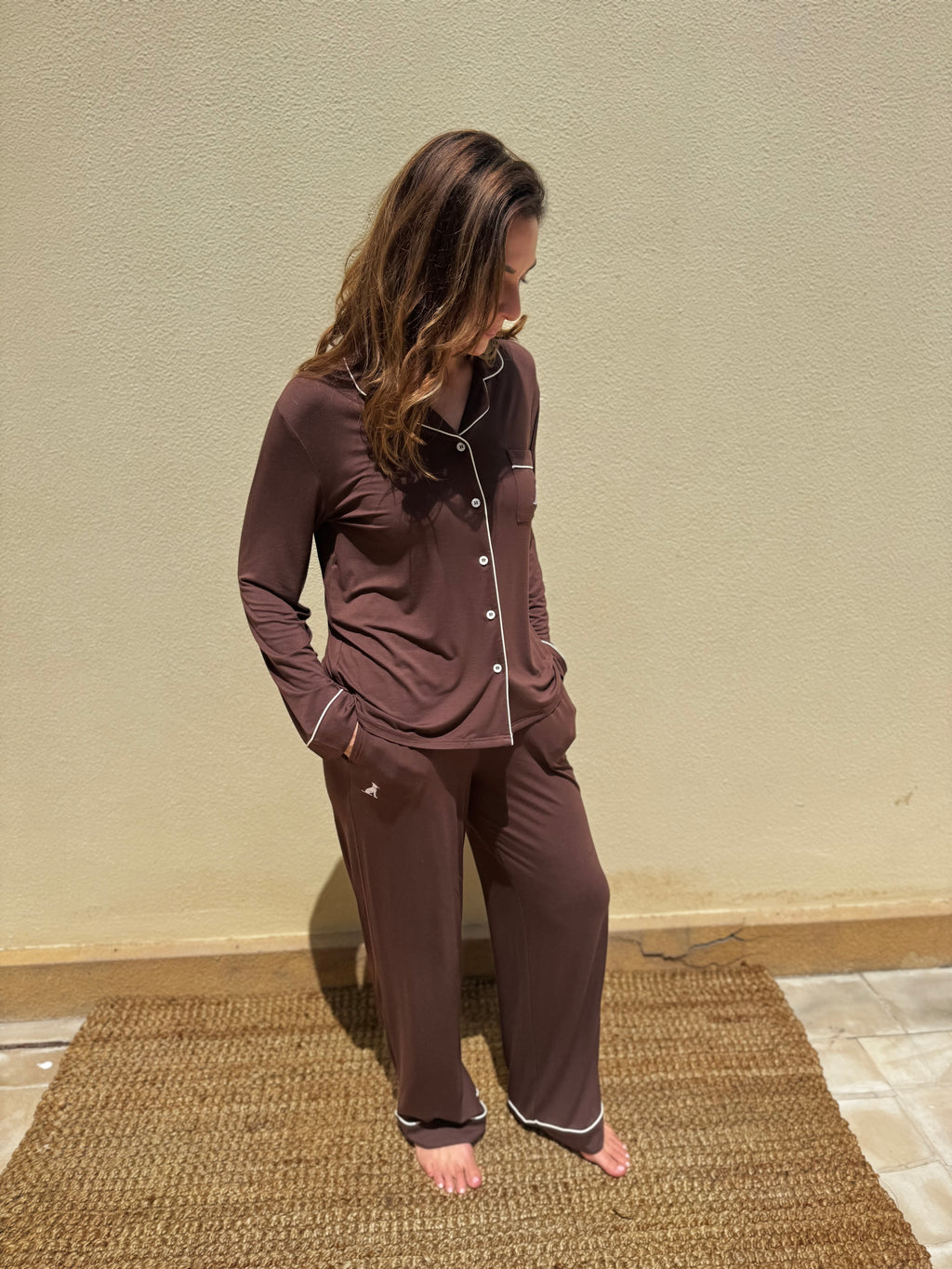 Espresso Pajamas - LONG SET - NEW