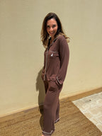 Espresso Pajamas - LONG SET - NEW