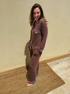 Espresso Pajamas - LONG SET - NEW