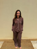 Espresso Pajamas - LONG SET - NEW