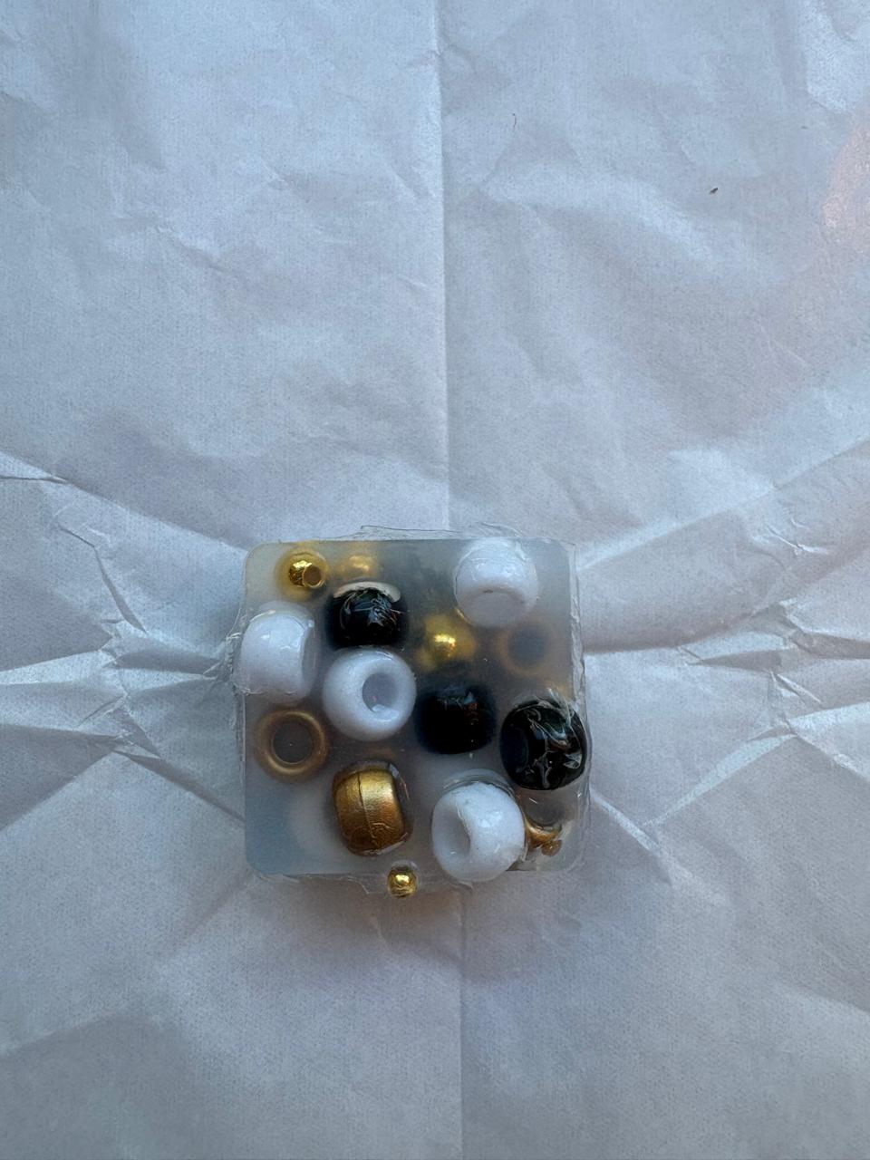 Pick Me Pad — Black, White and Gold