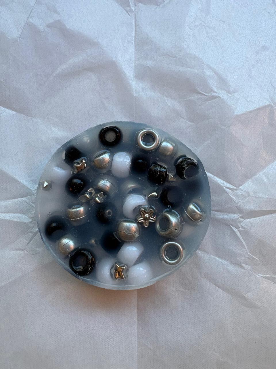 Pick Me Pad — Black, White and Silver - NEW