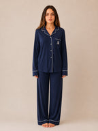 Oxford Navy Pajamas