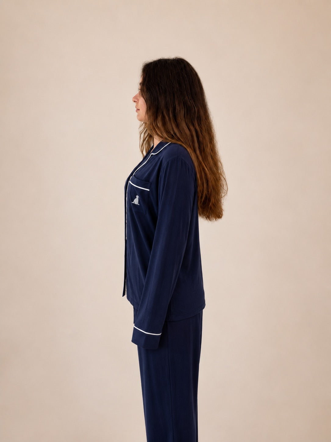 Oxford Navy Pajamas