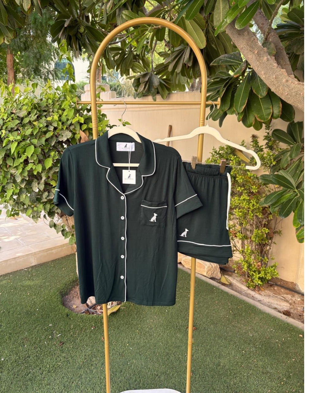 Emerald Pajamas - SHORT SET - NEW