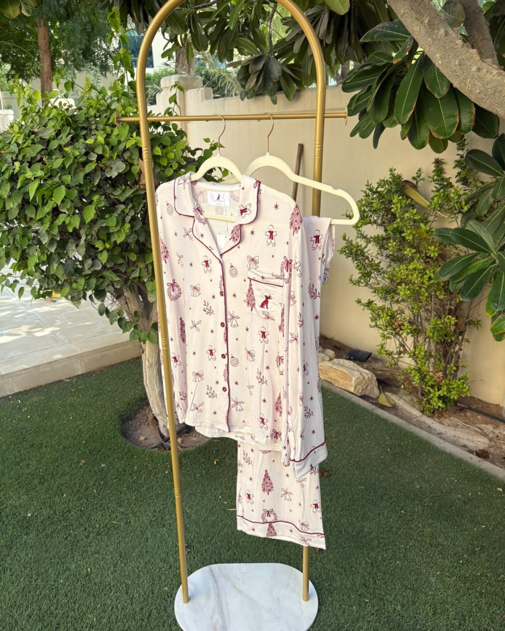Winterberry Christmas Pajamas - LONG SET - NEW