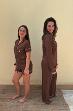 Espresso Pajamas - SHORT SET - NEW