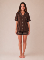 Espresso Pajamas - SHORT SET - NEW